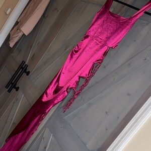 superdown Pink Fringe Dress